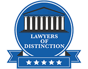 Foyle Legal is a proud recipient of the Lawyers of Distinction recognition for excellence in legal services